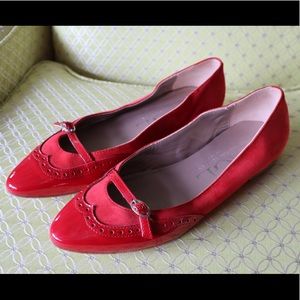 Red flats size 9